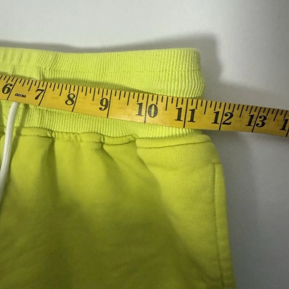 Squatwolf Joggers Womens Small Black Zip Pockets Drawstring Active Lead the Pack Yellow - Image 7