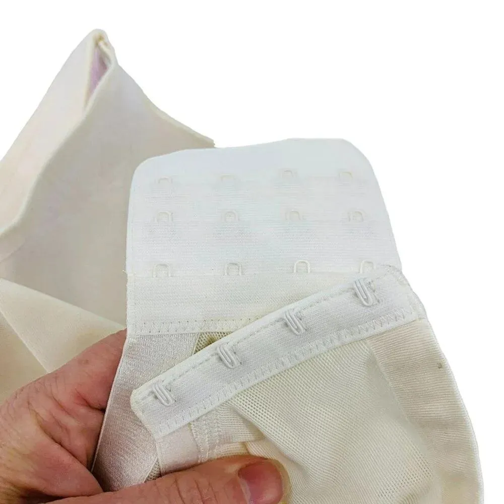 Lane Bryant Cacique Bra Smooth Satin Full Coverage Ivory Size 44DD - Image 5