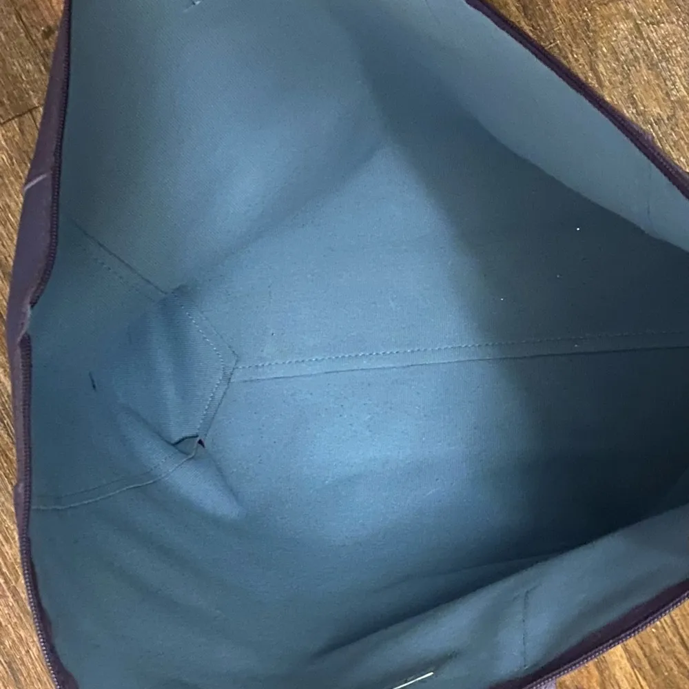 Monat Hair Care Purple Large Tote Bag 15”H X 21”W X 7” Deep - Image 4