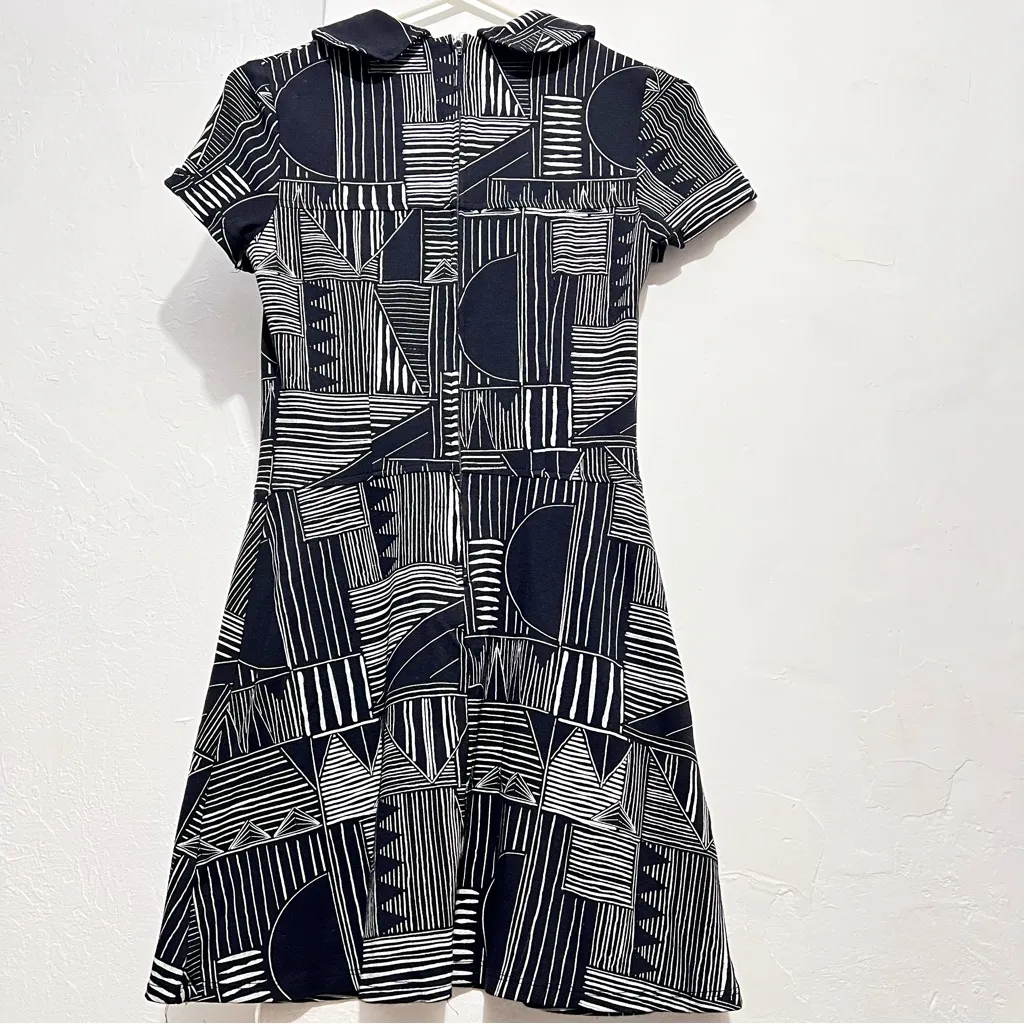 Nooworks Monochrome Abstract Mini Dress - Image 5