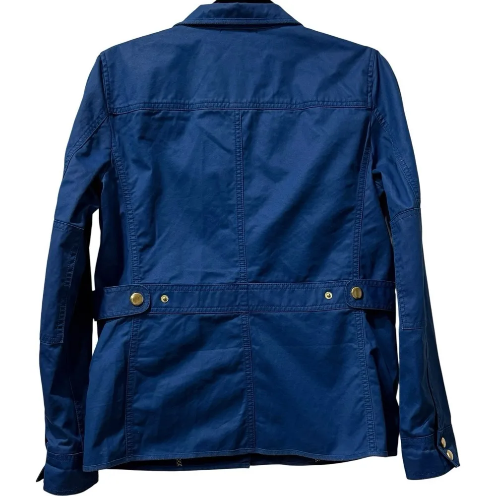 J. Crew Relaxed Navy Boyfriend Field Jacket ASO Anastasia Steele Fifty Shades SM - Image 5