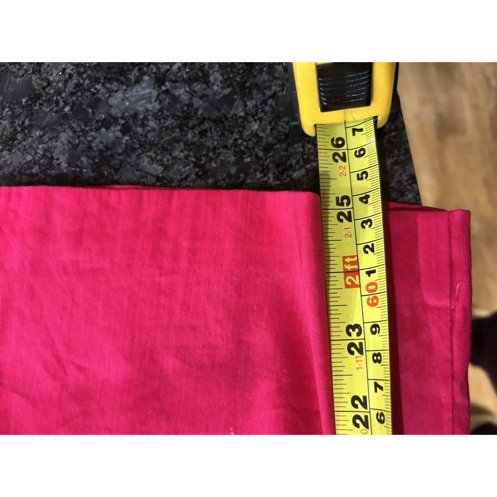 Cartonnier Anthropologie Linen Blend Crop Wide-Leg Pant Pull-On Pink Size Small - Image 7