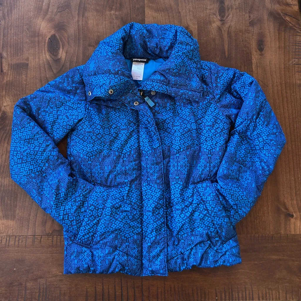 Patagonia Women's Geoharmony Insulated Puffer Jacket | Andes Blue | XS - Image 2