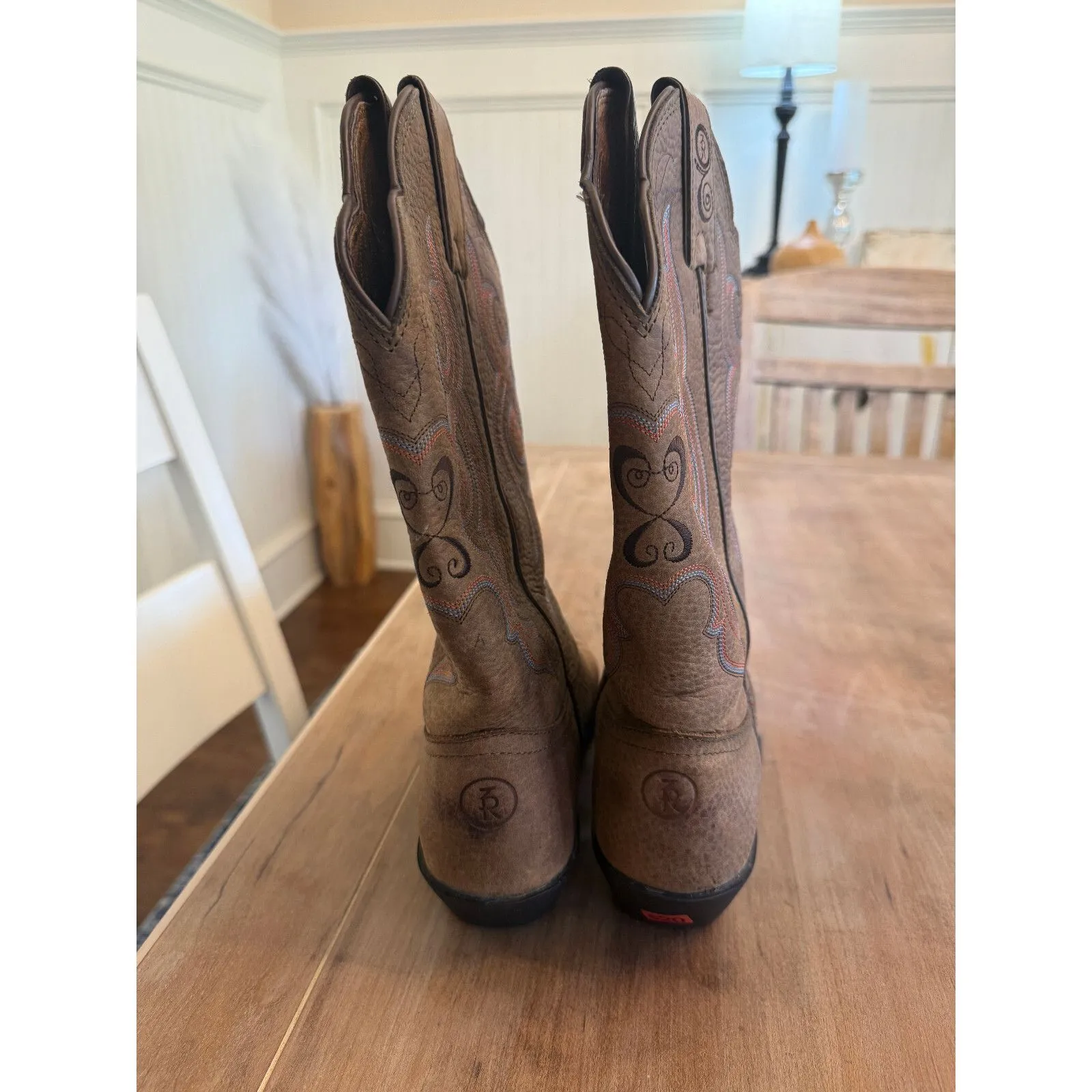 Tony Lama Western‎ Boots Style RR 5003L Rodeo Cowgirl Size 6B - Image 4