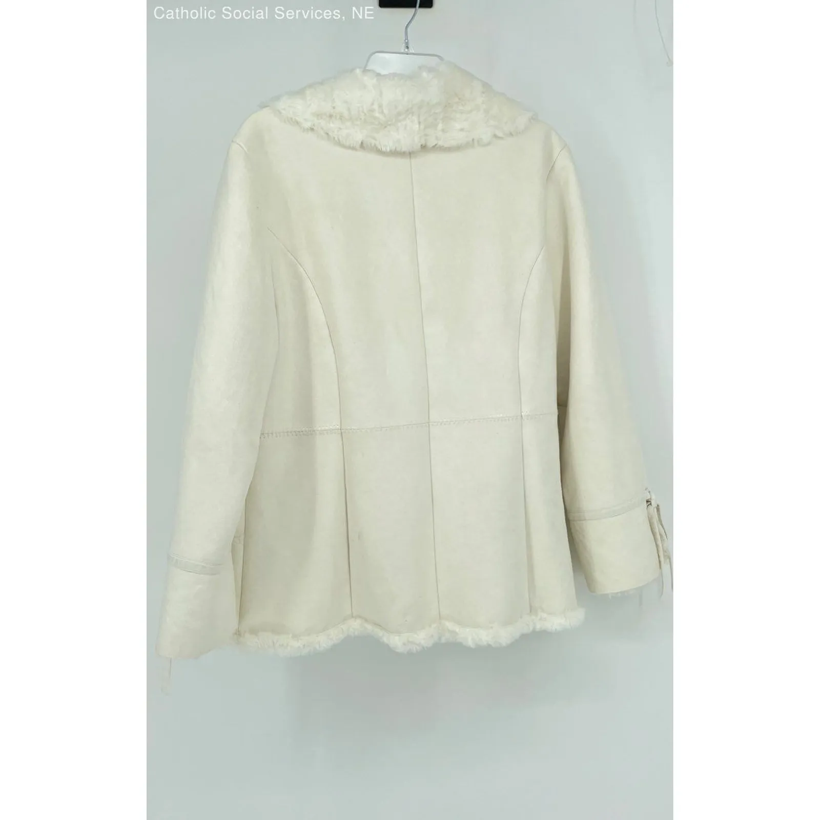 Larry Levine Ivory Button-Up -‎ Size Large - Image 6