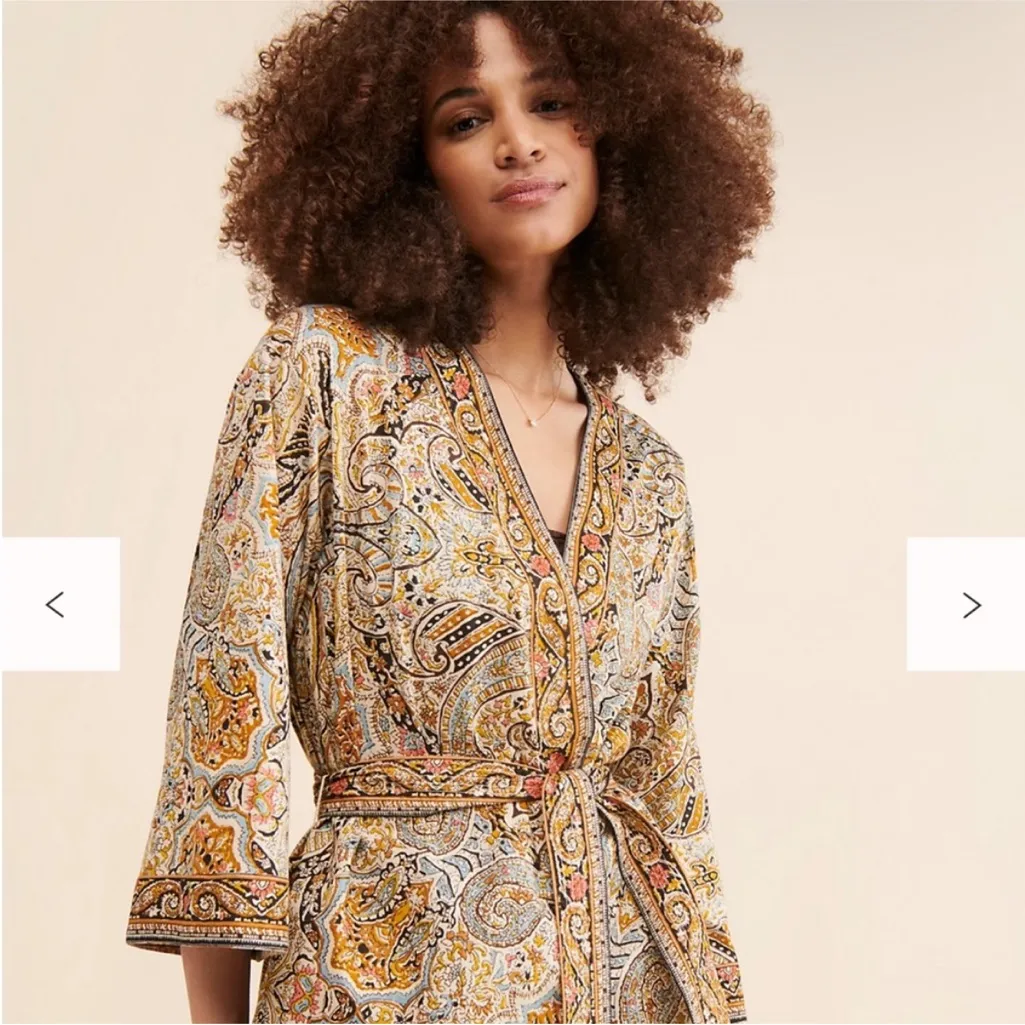 Cleobella printed duster EUC - Image 7