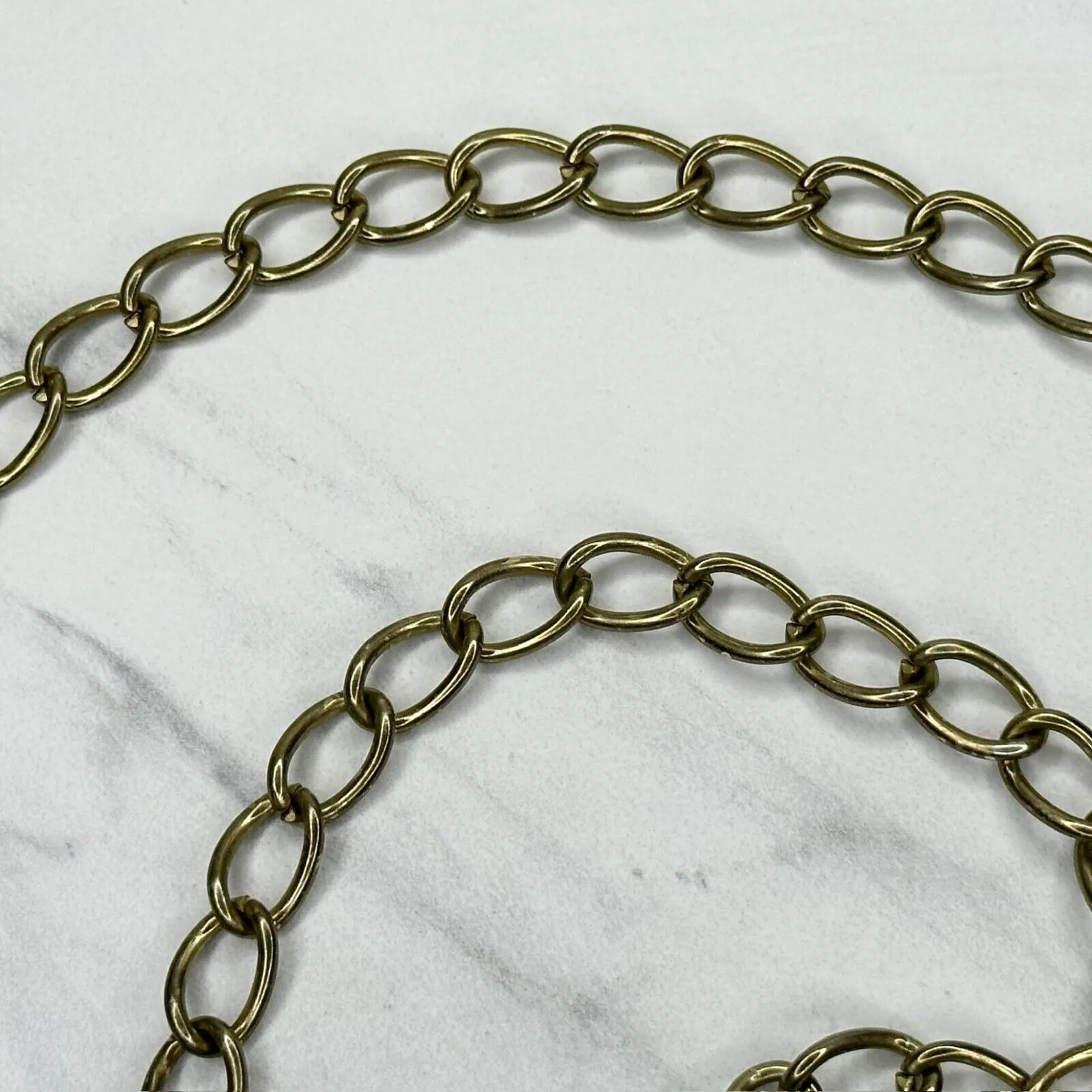 George Washington Coin Metal Chain Link Belt XS/Small (XS/S) ✨ Gold - Image 5