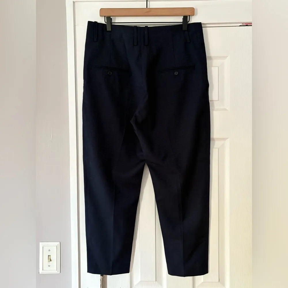 Isabel Etoile‎ Marant Checkered Wool  Blue and Black Size Fr 42 US 10 Small Flaw - Image 3