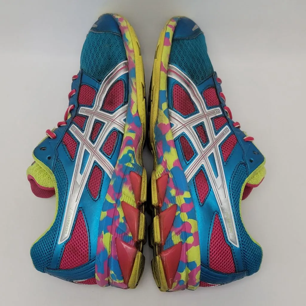 Women's Asics Gel Frantic 7 Athletic Sneakers Running Shoes Size 10 Blue Pink - Image 9