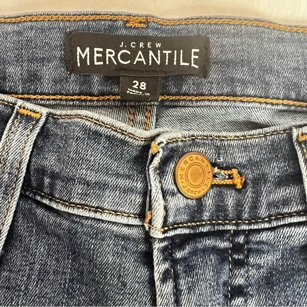 J.CREW MERCANTILE High Rise Distressed Skinny Jeans Size 28 NWT - Image 8