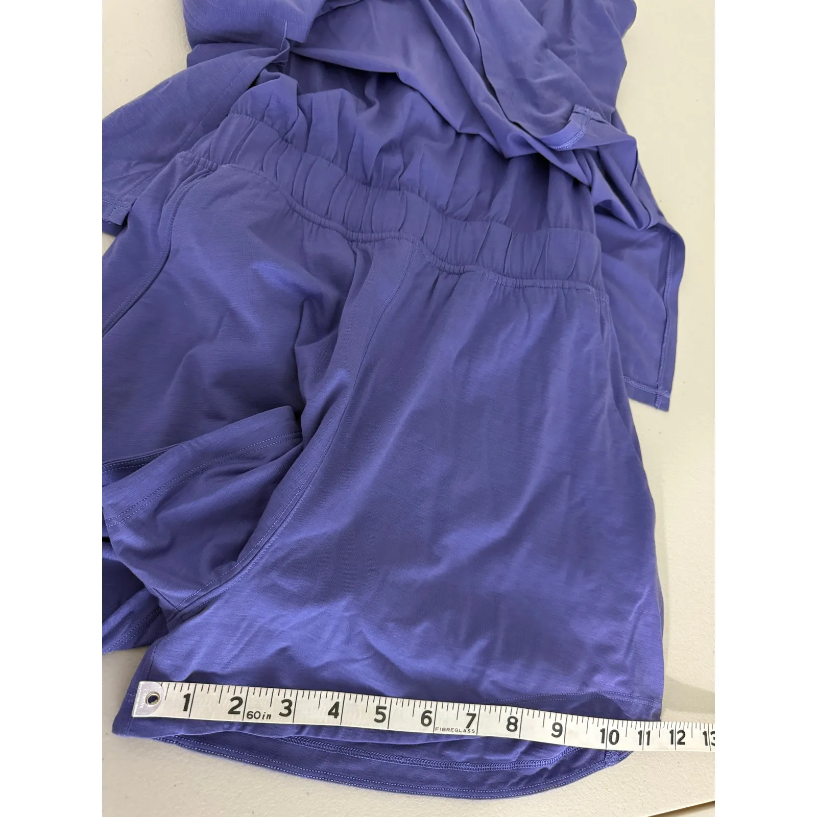 Lululemon Tank and Short Romper Lounge Shorts Onesie Charged Indigo Purple 4 - Image 6