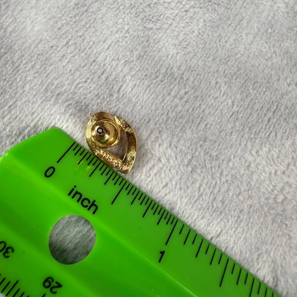 Pierced Earrings Heart Shape Monet Plus Pair of Hoops Gold - Image 8