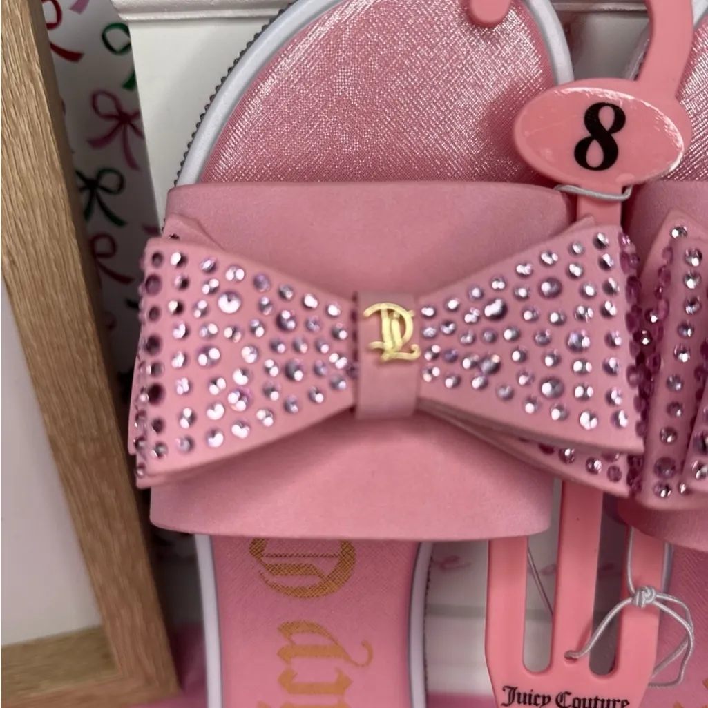 Juicy Couture  Pink Bow Sandals - Image 3