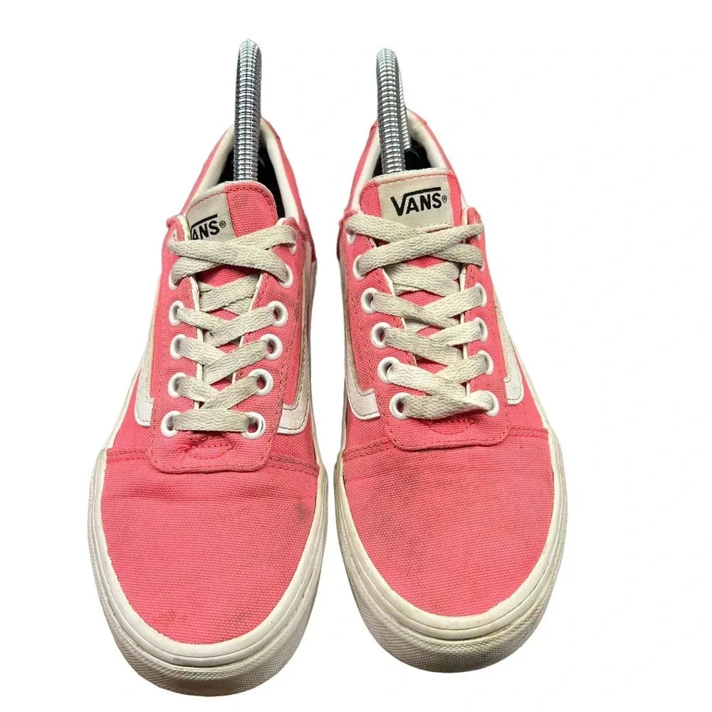 Vans Ward Low‎ Top Honeysuckle Pink Canvas Skate Shoes Sneakers Women's Size 5 - Image 3