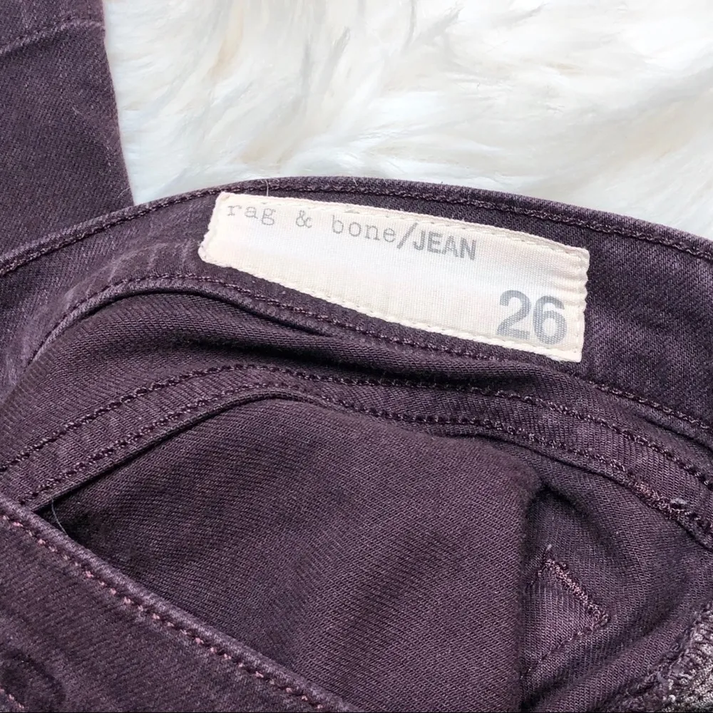 Rag & Bone The Dre Jeans in Aged Wine 26 - Image 6