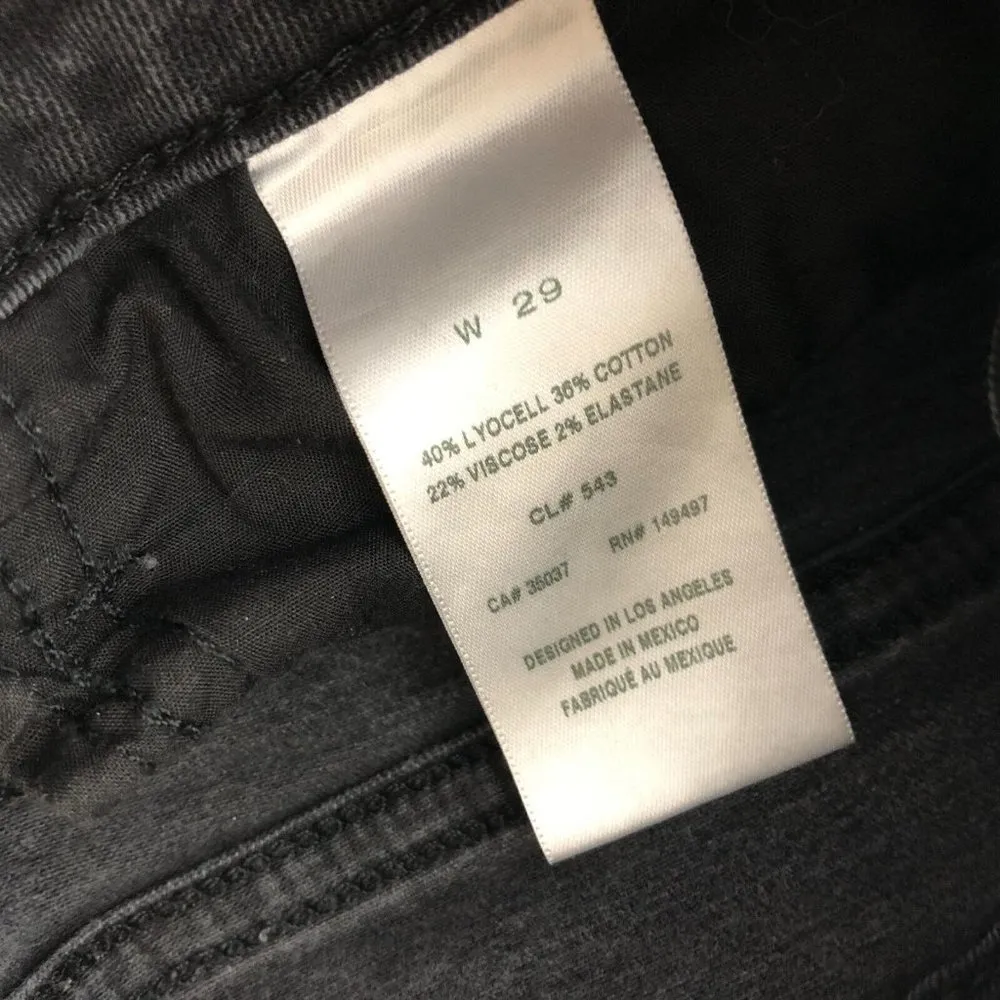 Sam Edelman Womens Jeans The Stiletto Crop High Rise Skinny Black Stretch 29 - Image 4