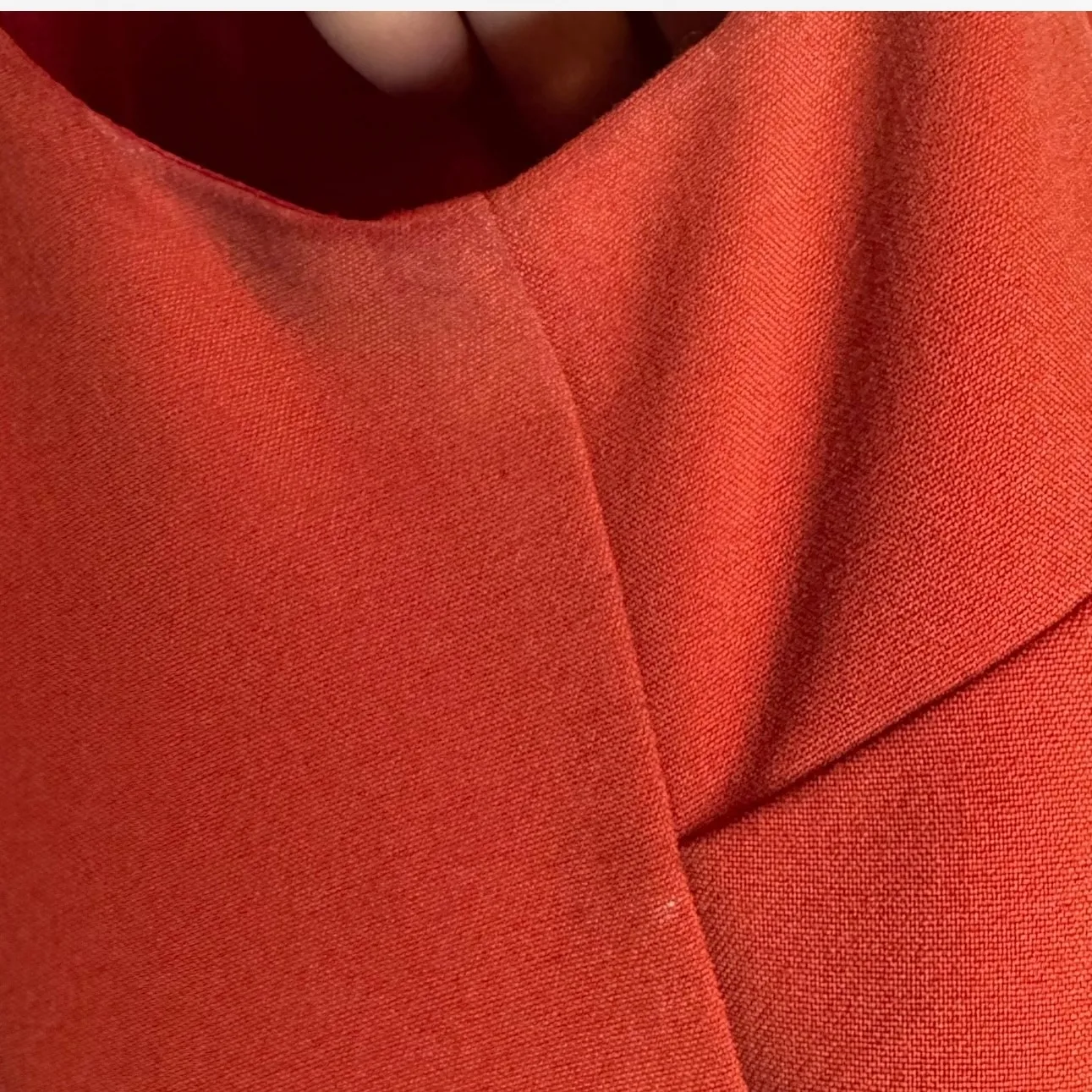 VTG 90's Ava & Aiden Sleeveless Red Rouched Midi Dress Size 2 Christmas Holiday - Image 9