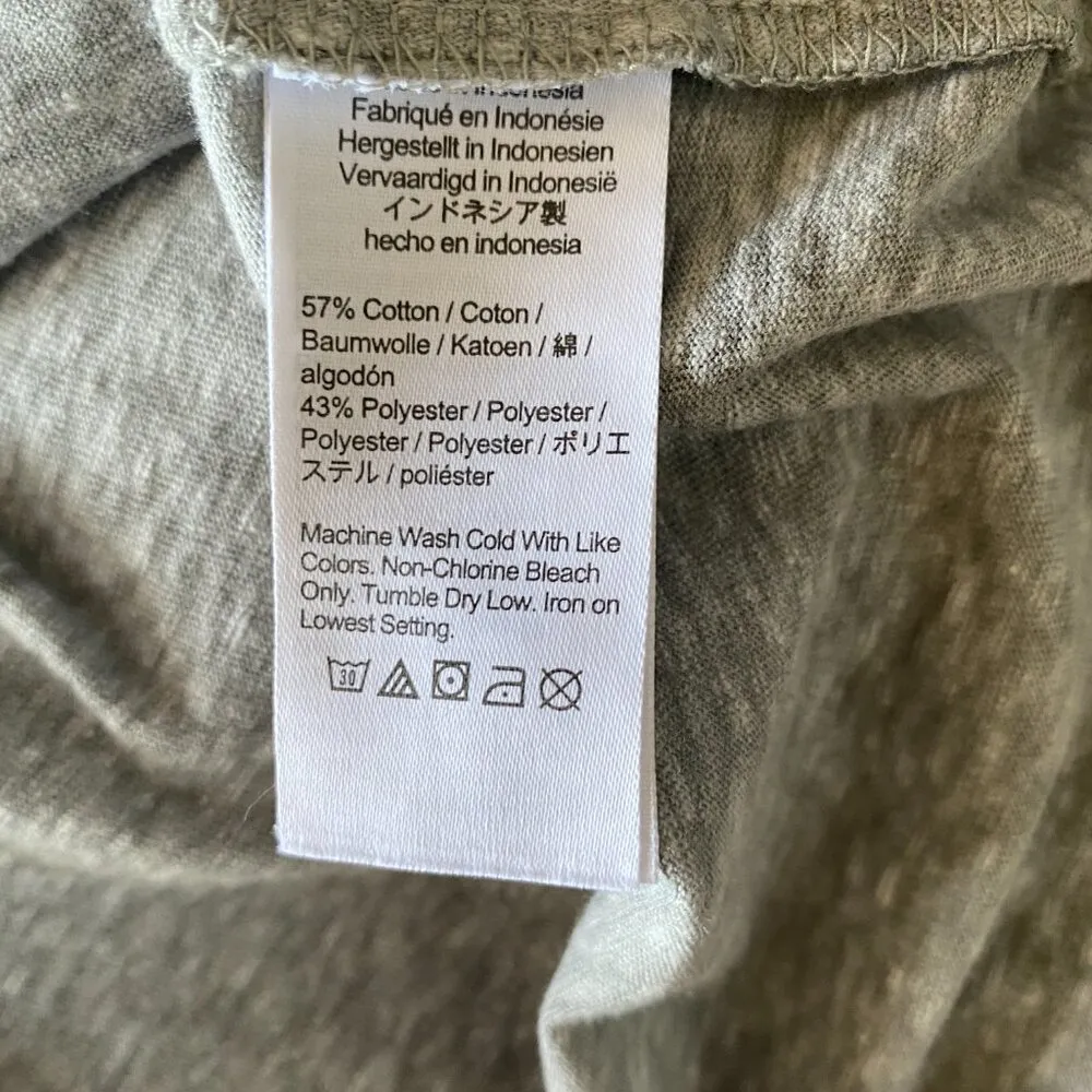 J. Crew women's size small light gray sleeveless workout crewneck tank top - Image 9