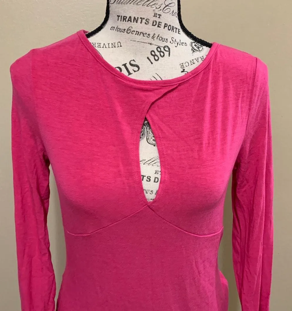 Pink Flare Sleeve Top Size Large - Image 4