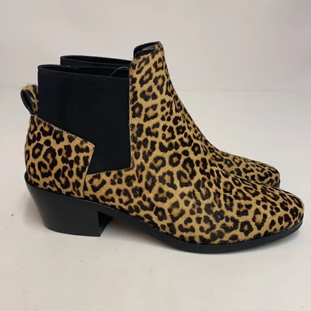 Cole Haan Gia Leopard print calf hair Bootie size 7 1/2B A1 - Image 10