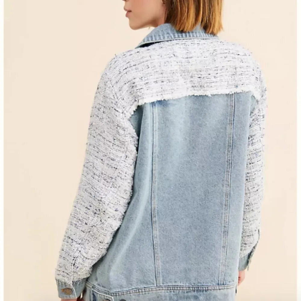 NEW BB Dakota Festival Mixed Media Jacket - Image 7