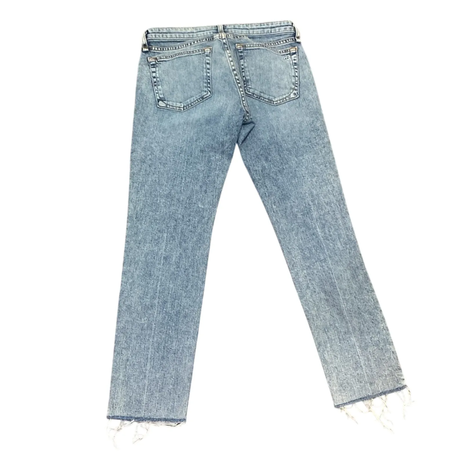 RAG & BONE Low Rise Slim Boyfriend Womens Sz 24 Distressed Light Wash - Image 6