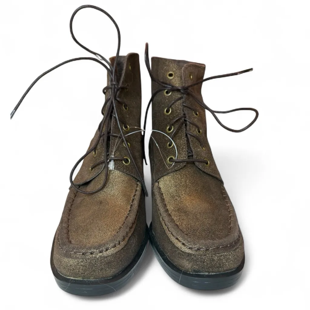 Scruples Lace Up Ankle Boot Moc - Image 5