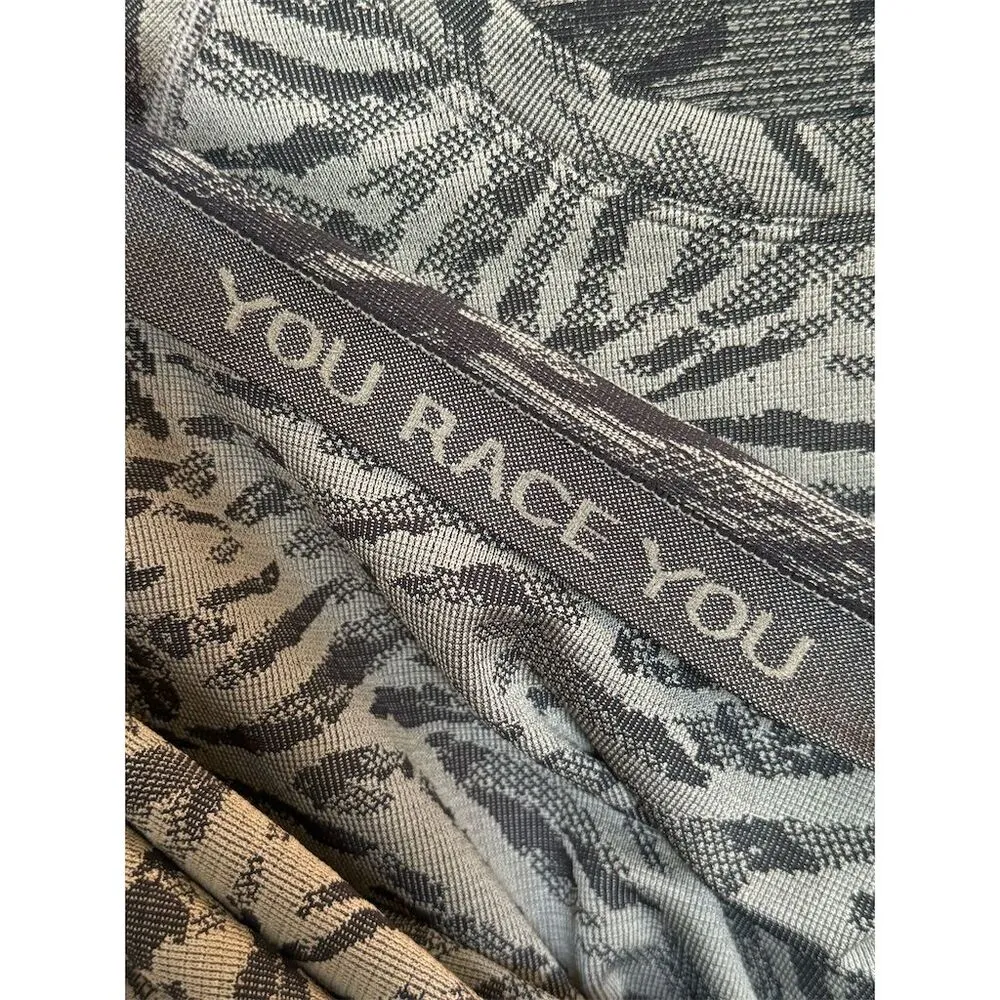 Lululemon Swiftly Tech 2.0 Women's T-Shirt Black Size 12 Cheetah Print - Image 6