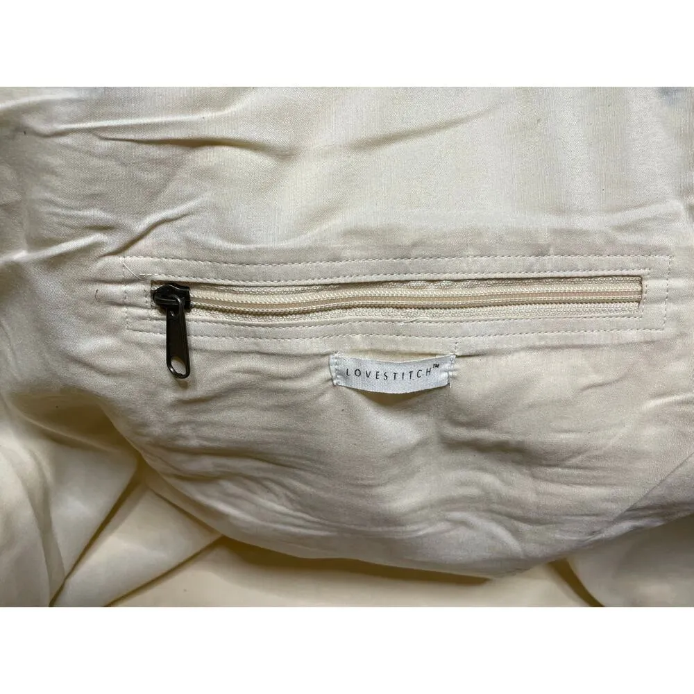 Lovestitch Tie-Dye Blue Hampton Weekender Bag NEW - Image 5