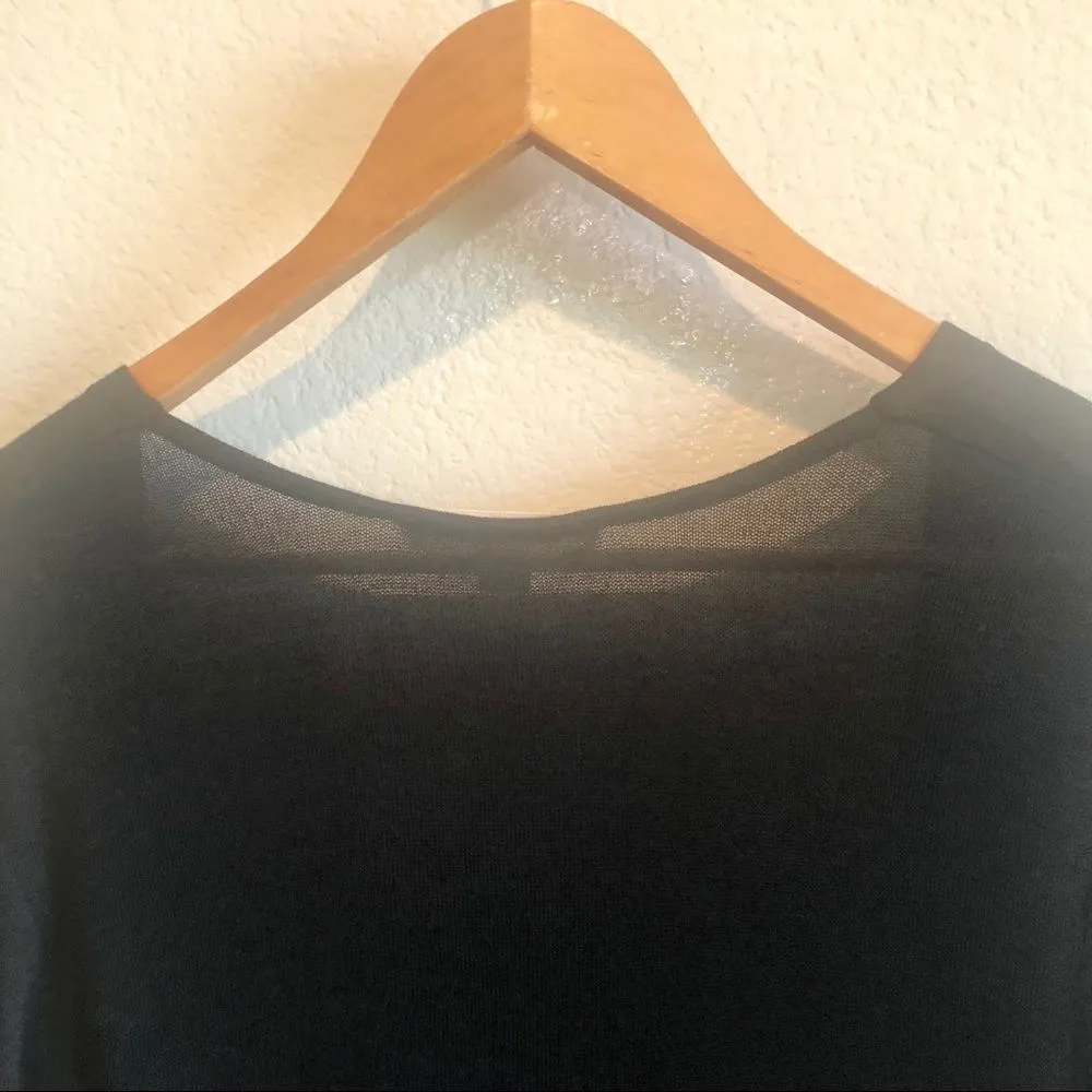 Painted Threads  long black cardigan XS - Image 4