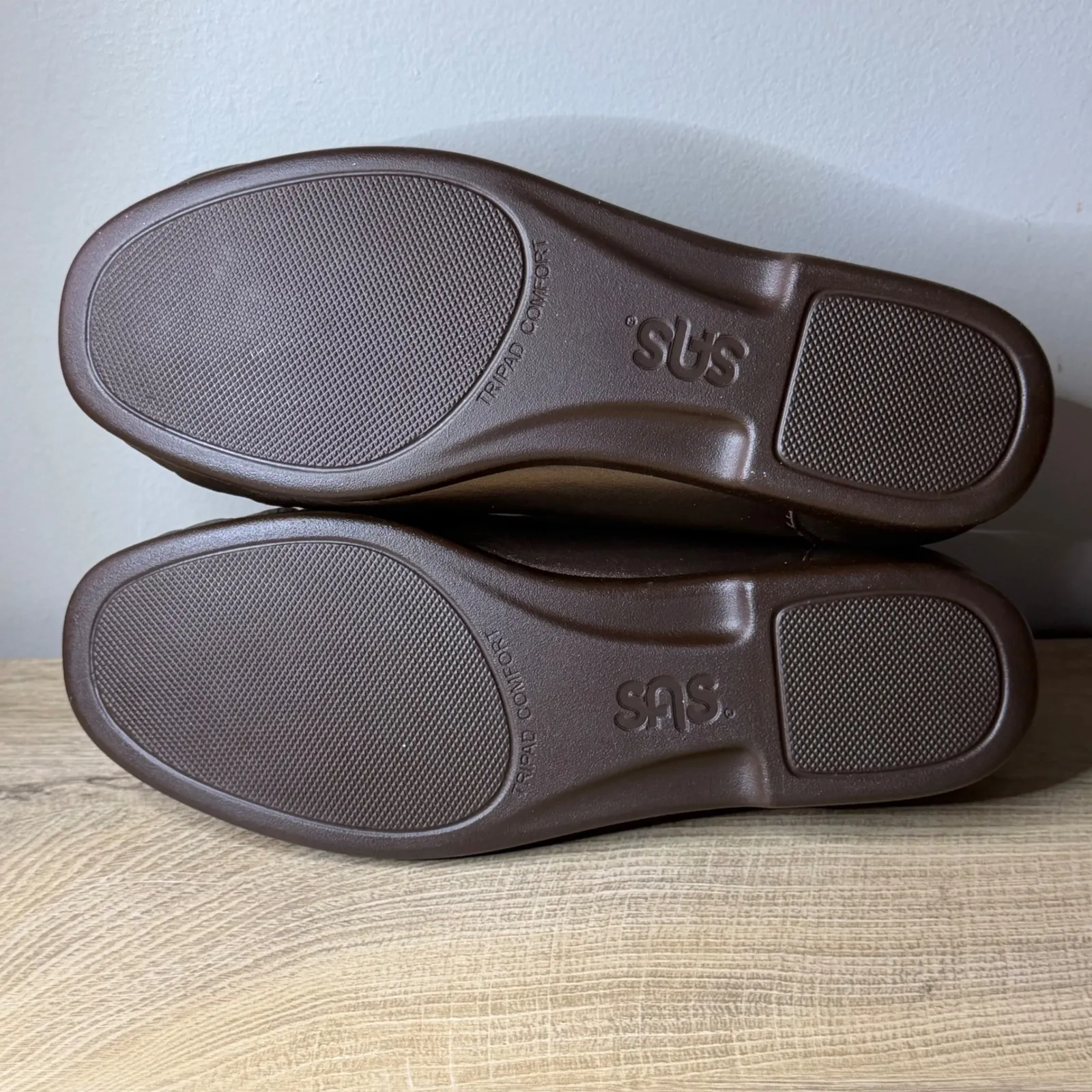 SAS Metro Loafers Women 12 WW Double Wide Bronze Metallic Horsebit Comfort Shoes Brown - Image 8