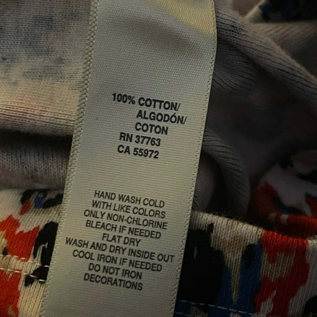 Rafaella vibrant patterned 3/4 sleeve top shirt woman’s medium EUC - Image 7