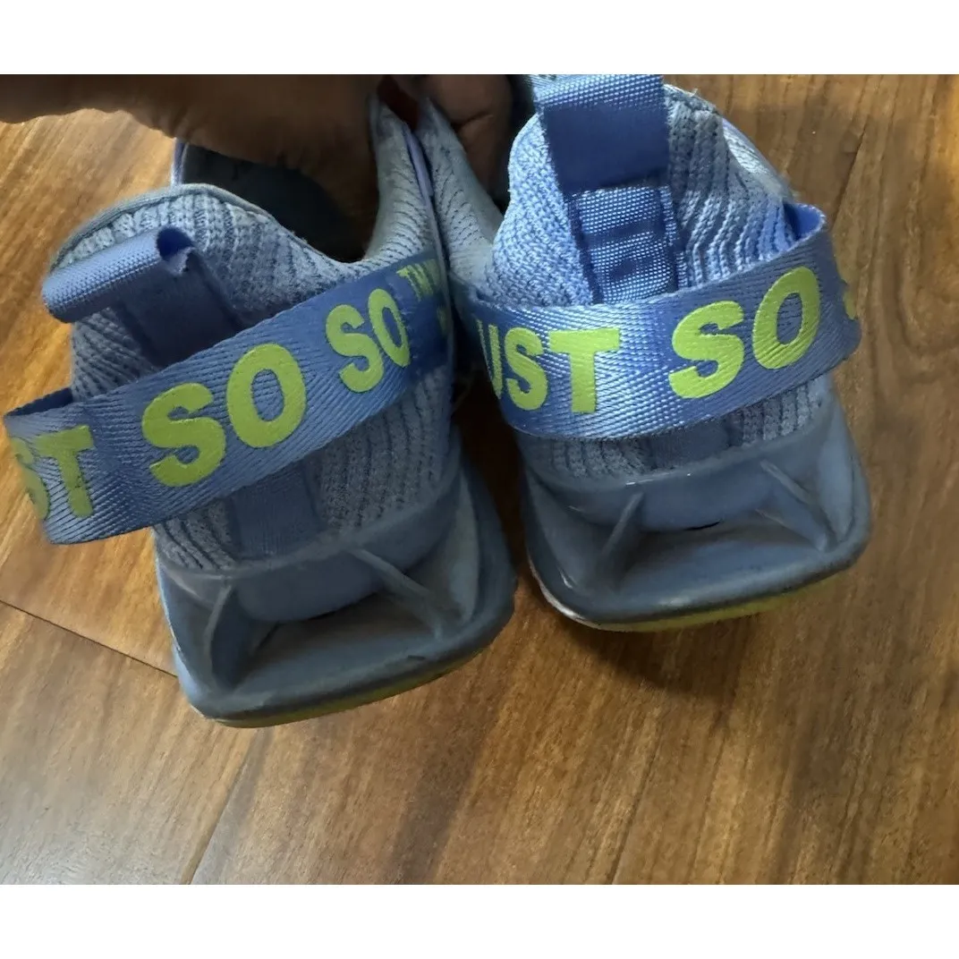 Just So So Blade Sneakers‎ Women's 7.5 EU39 Light Blue Green Accents - Image 3