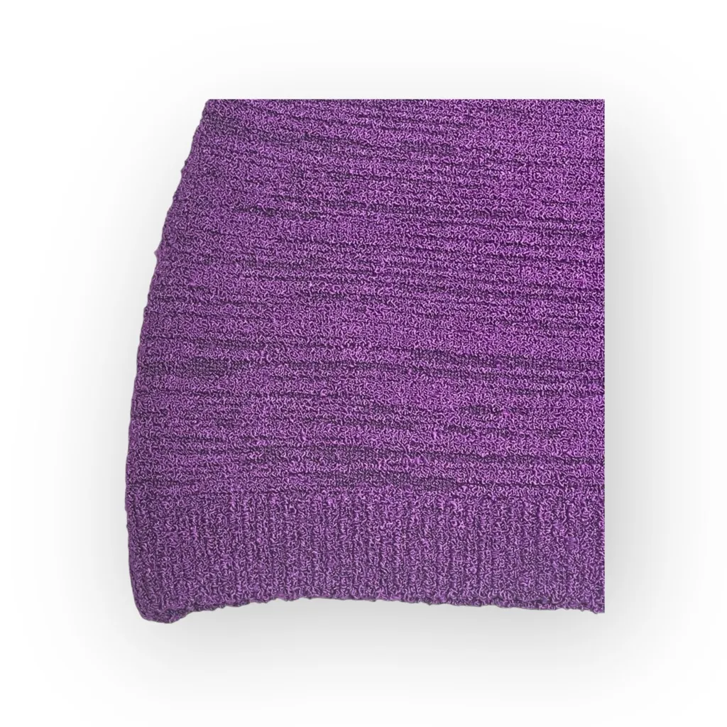 Vintage 90’s: Bette Paige ❤︎ Textured Strapless Stretch Tube Top ❤︎ ︎Amethyst L Purple Size M - Image 8