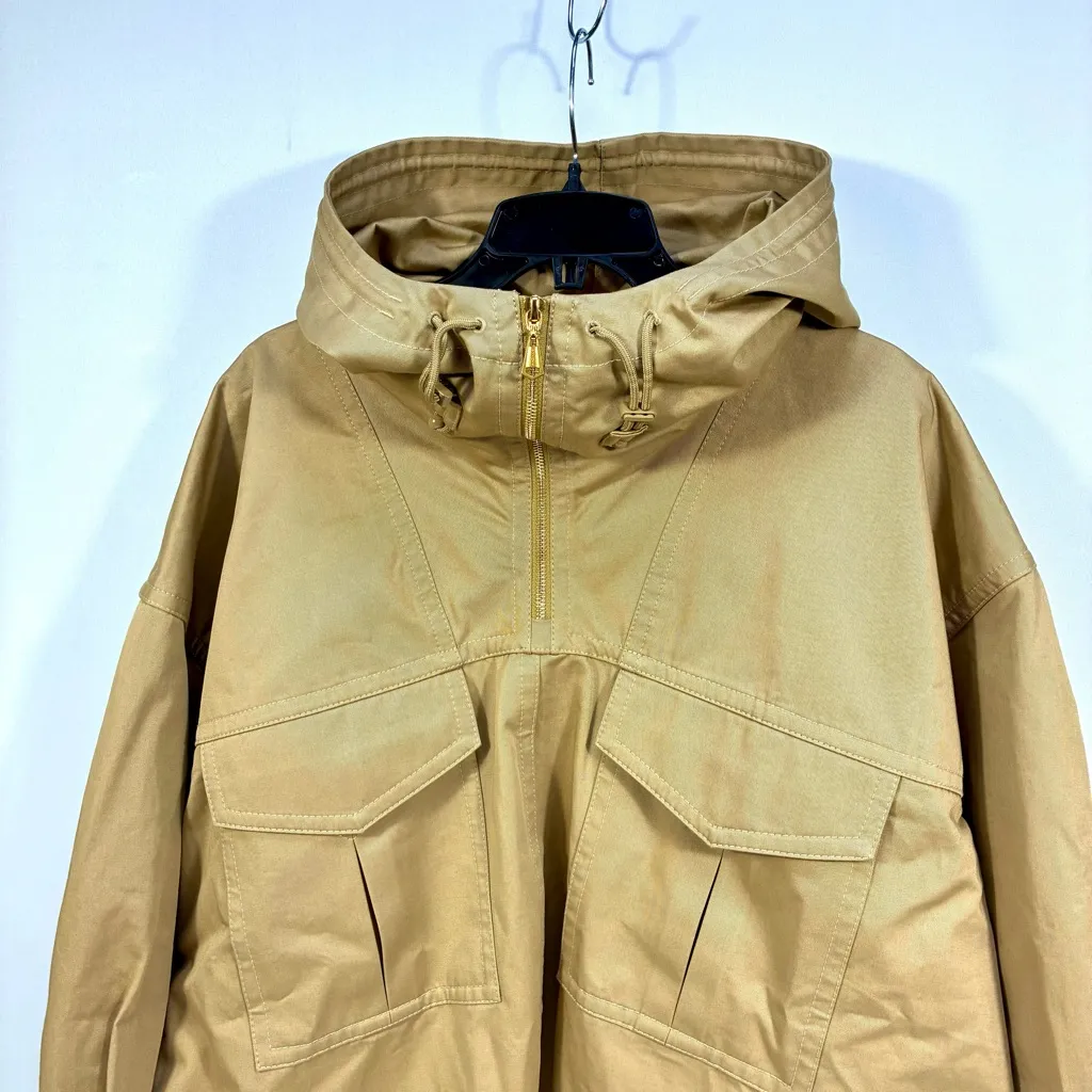 Zimmermann Illuminate Cargo Anorak Twill Jacket Beige Sand Small Hooded NWT - Image 11