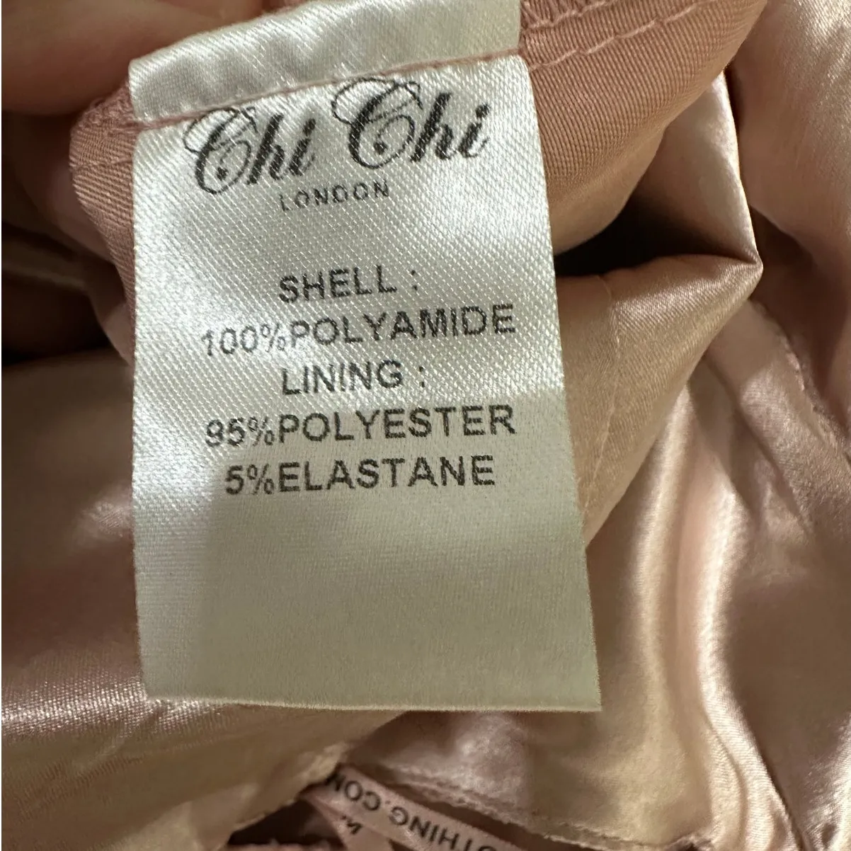 Chi Chi London Mini Dress Off the Shoulder Embroidered Pink Satin New - Image 9