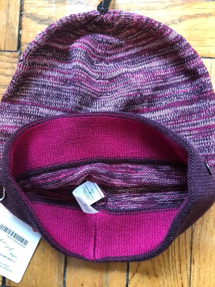 Lululemon Burgundy Toque Beanie - Image 4