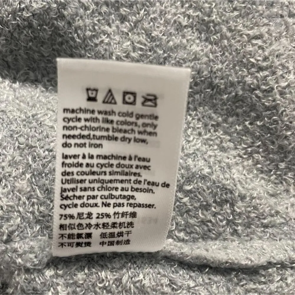 Barefoot Dreams Size XL  CozyChic Lite Lace-Up Pullover $140 - Image 9