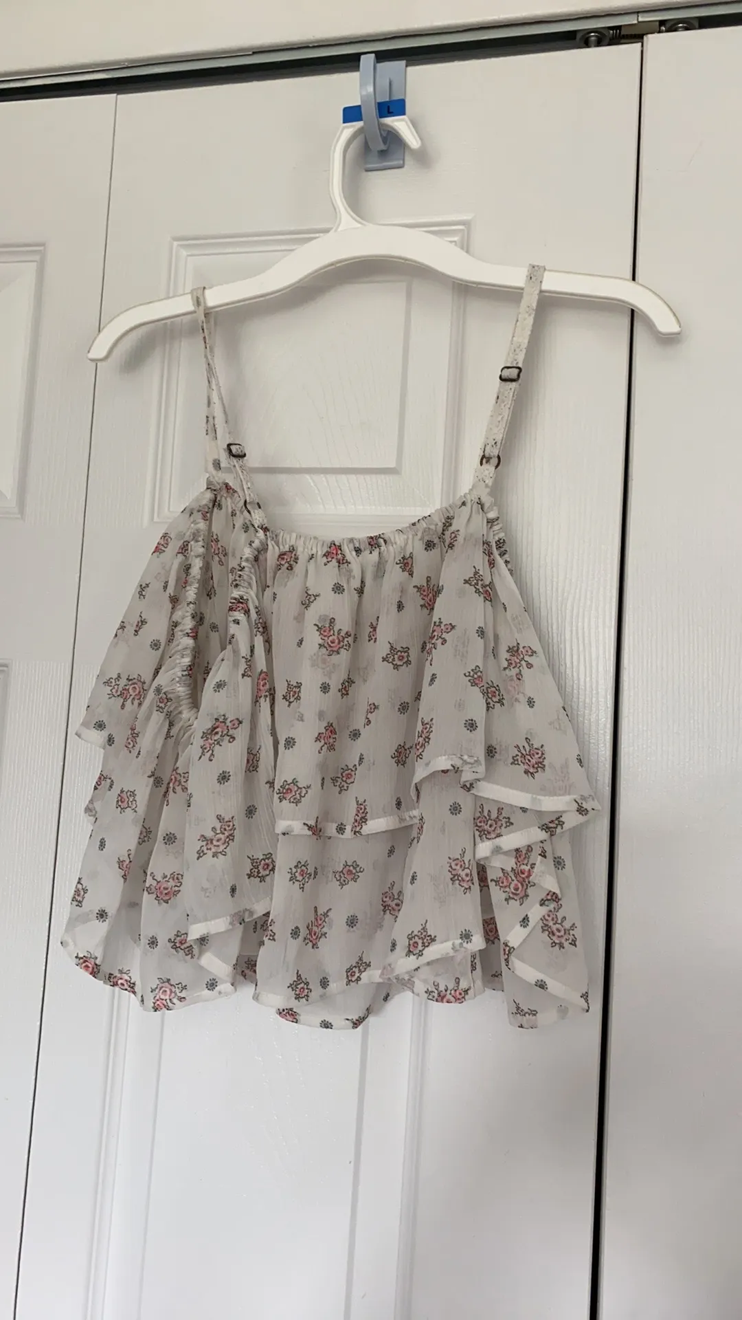 UO Kimichi Blue Floral Top - Image 2