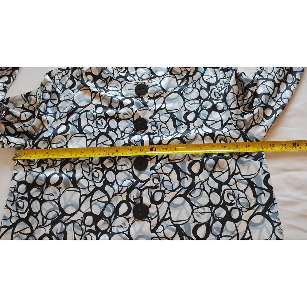 Covington Women's button down blouse Vintage size 14/16 Blazer - Image 11