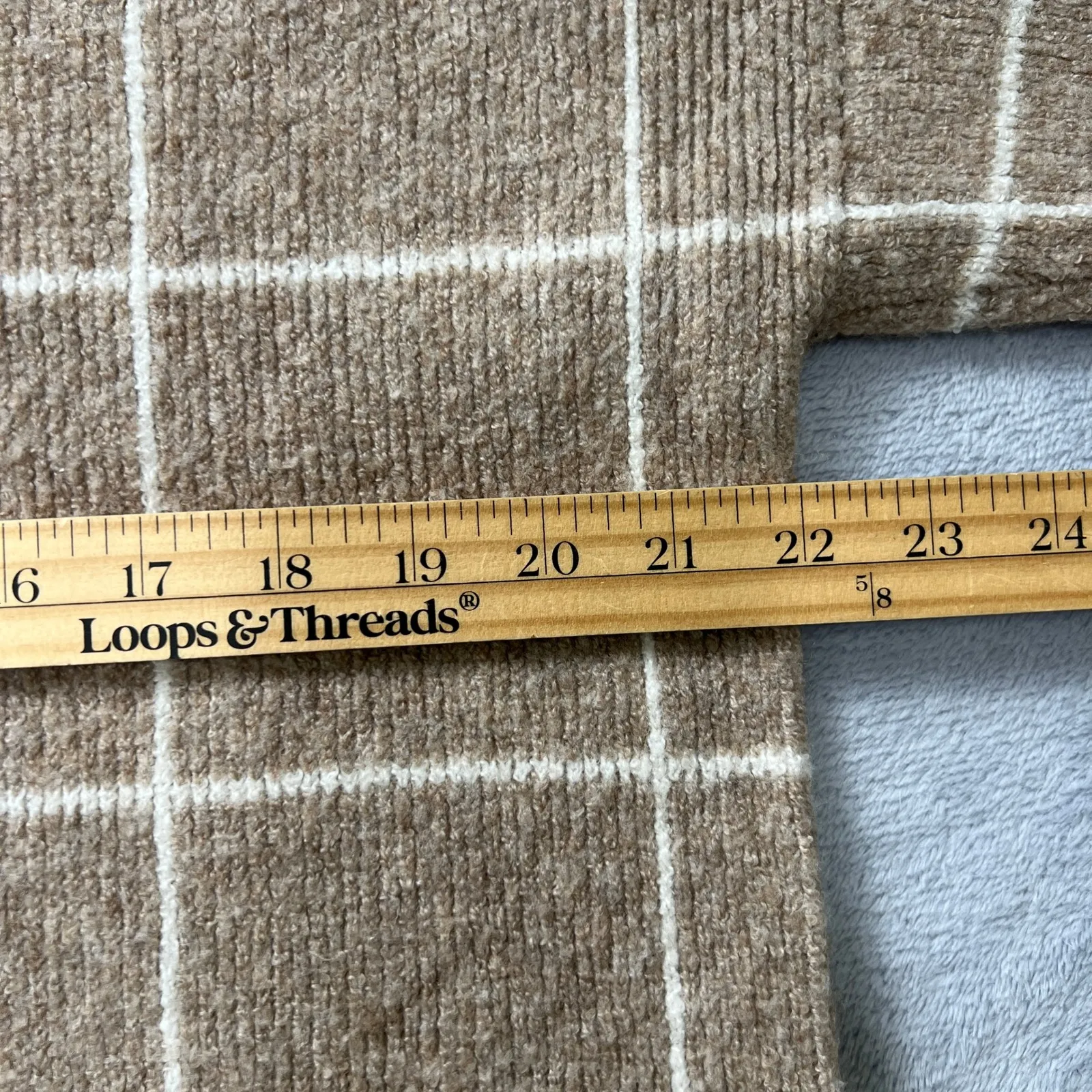 Madewell  Plaid Cowl Neck Sweater Wool Blend Pullover‎ Cozy Warm Size Medium - Image 8