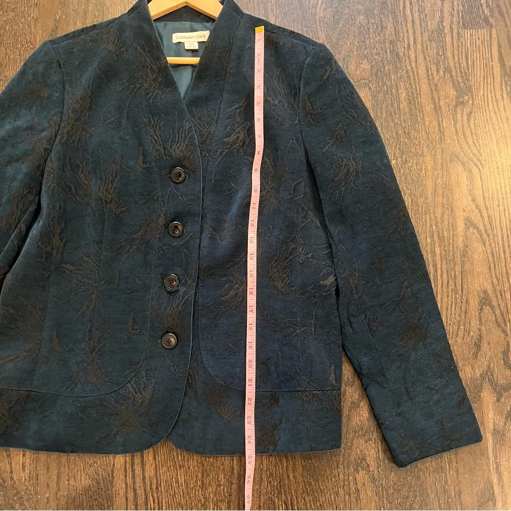 Coldwater Creek Midnight Blue Blazer - Image 3