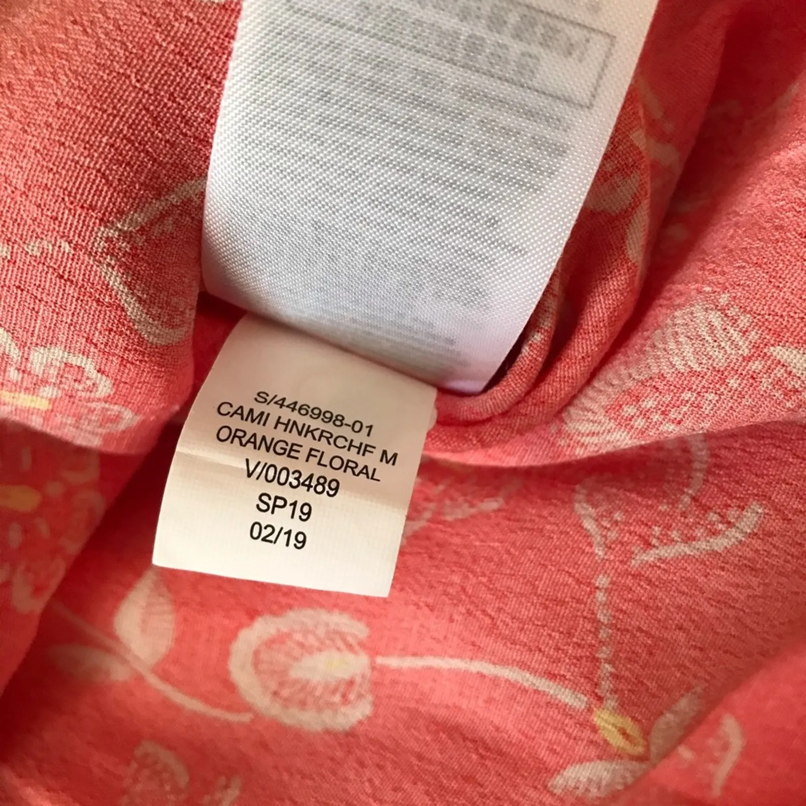 Gap Cami Flowy Handkerchief Hanky Hem asymmetrical midi Slip Dress Floral S new - Image 12