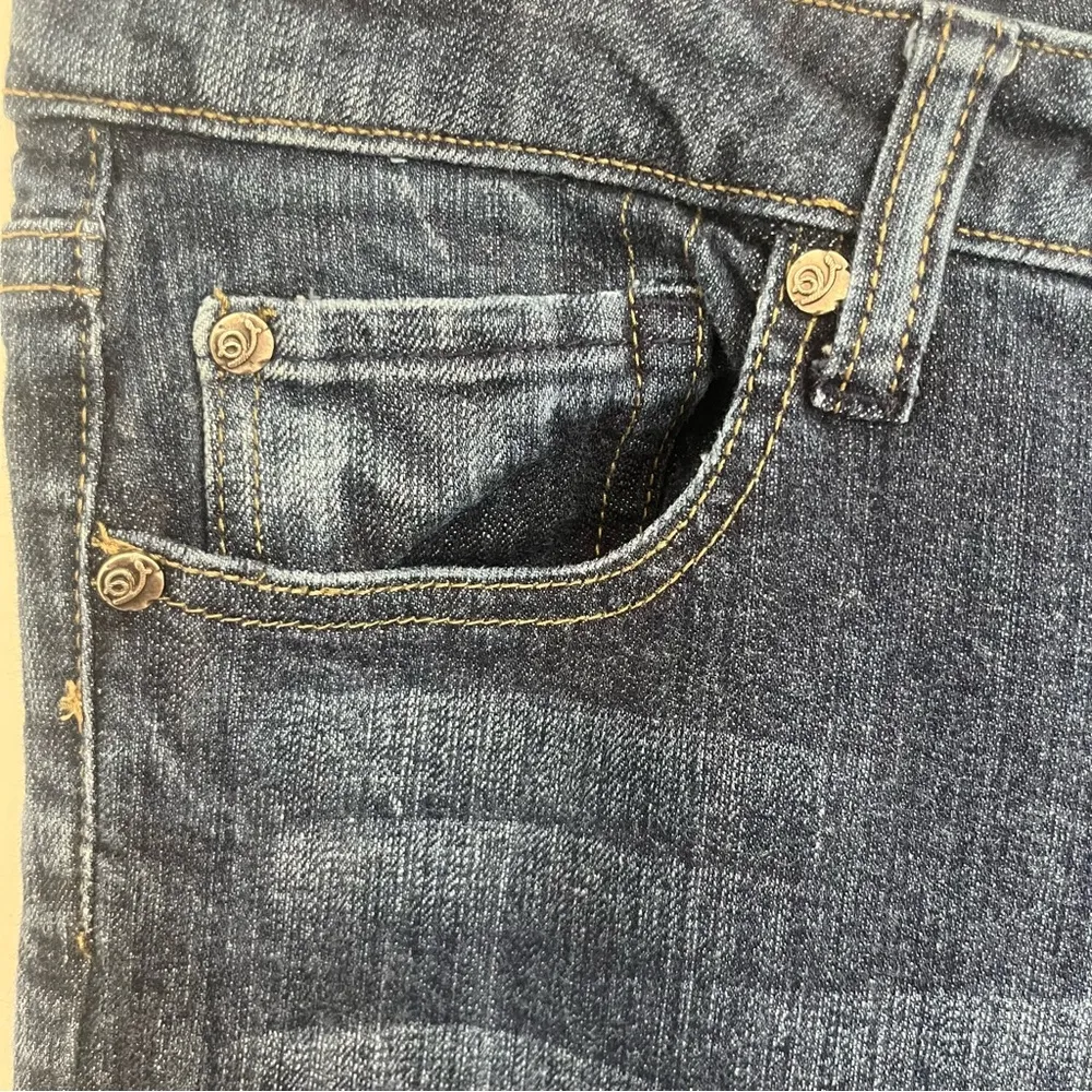 Women’s Vigoss For Dress Barn Straight‎ Leg Embellished Jeans Size 13/14 - Image 2