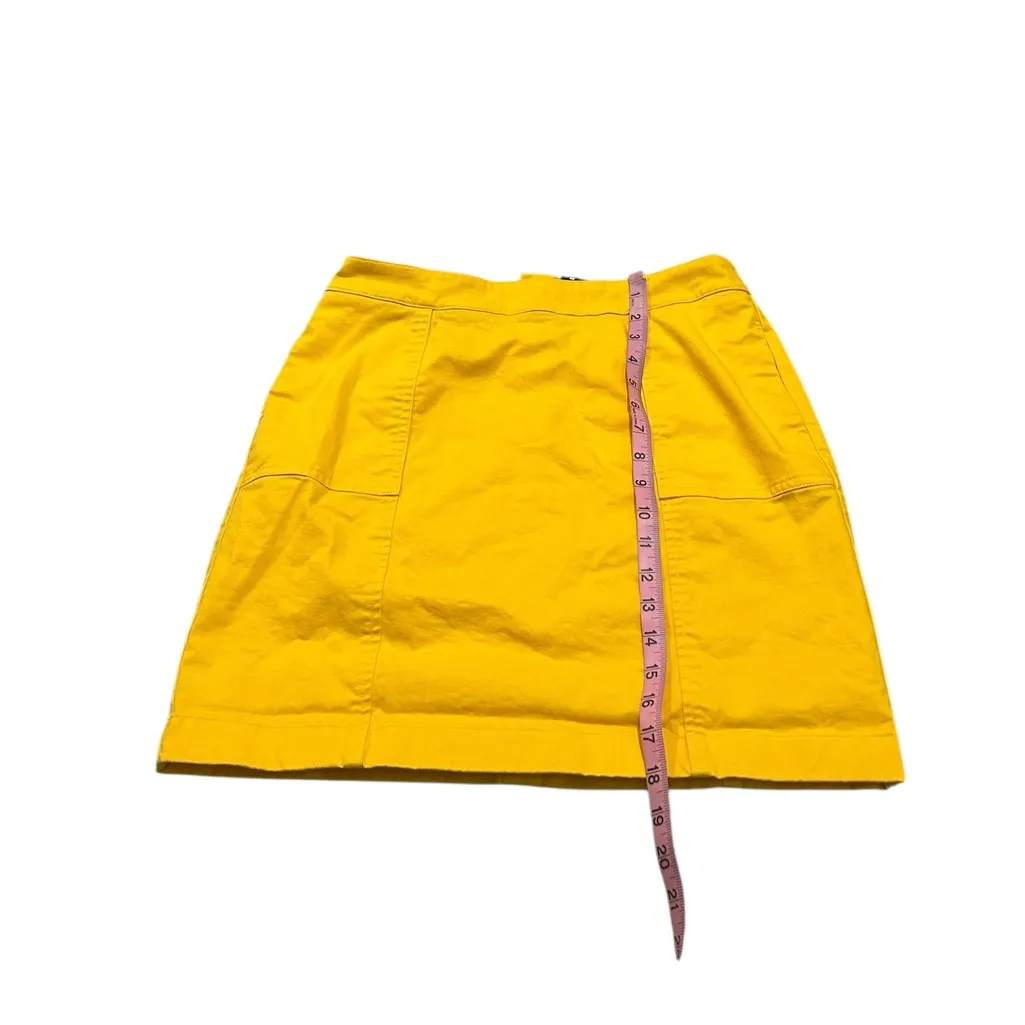 BODEN Helena chino skirt Yellow Size 4 - Image 3
