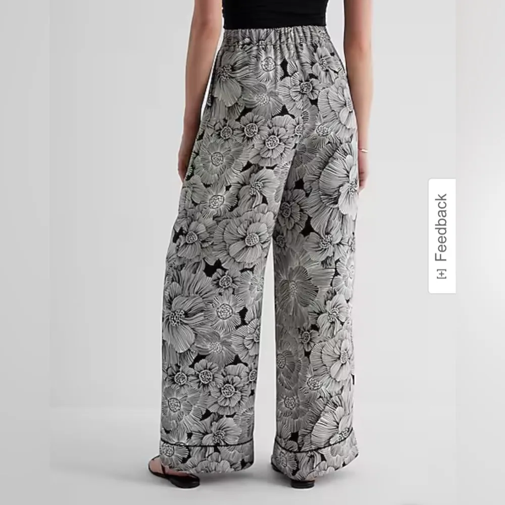 Stylist Super High Waisted Satin Pleated Wide Leg Pant - Image 2