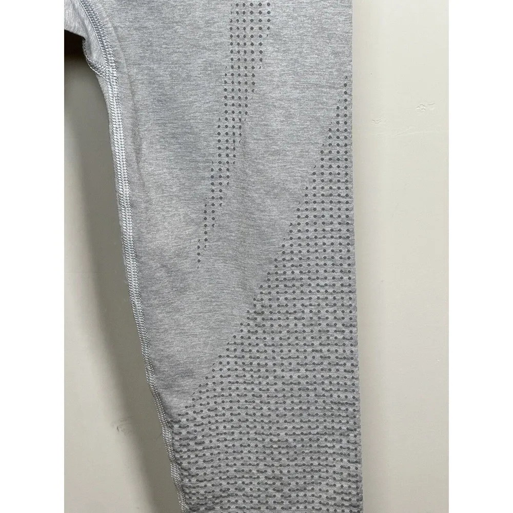 Gymshark Vital Seamless Leggings Light Grey Marl Women’s Size Small - Image 3