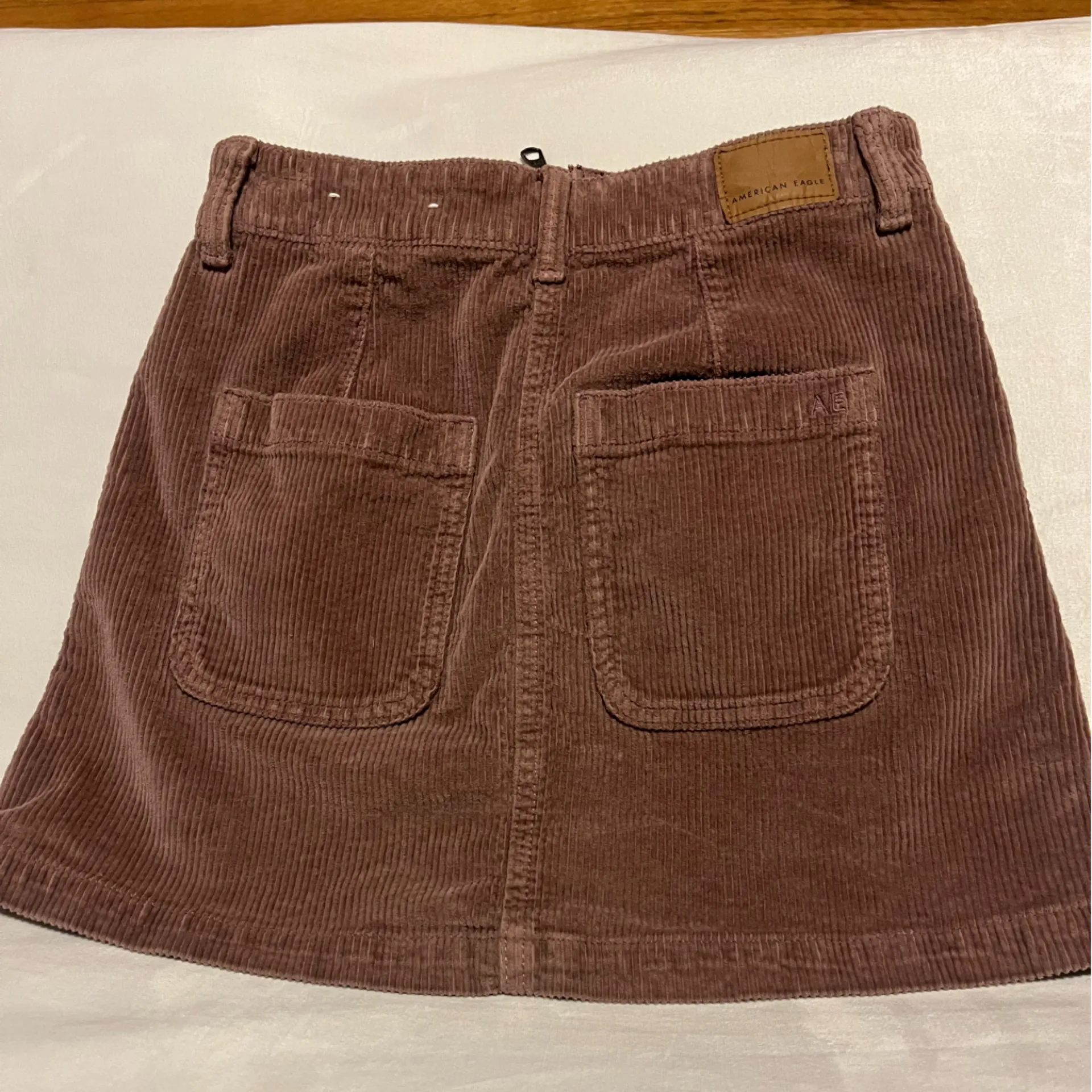 American Eagle Outfitters Brown Corduroy Mini Skirt - Image 3