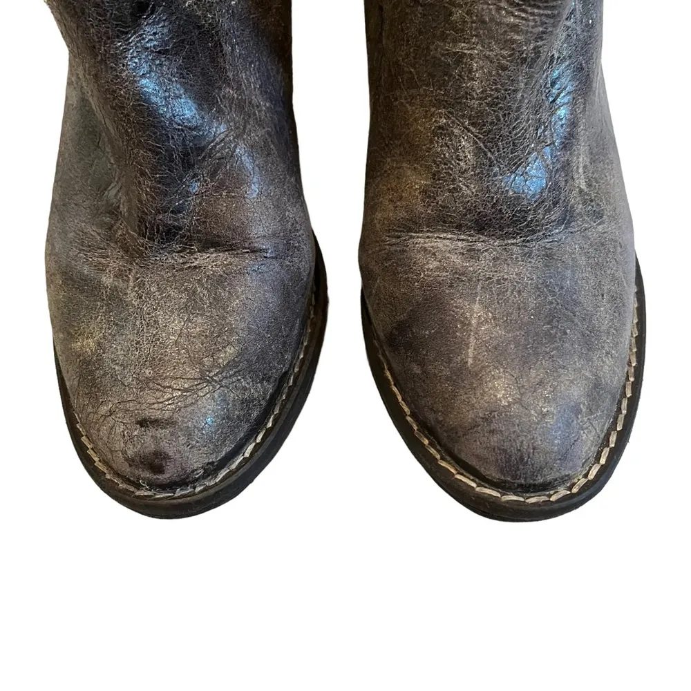 Very Volatile Sofia Zipper Leather Ankle Bootie - Image 6