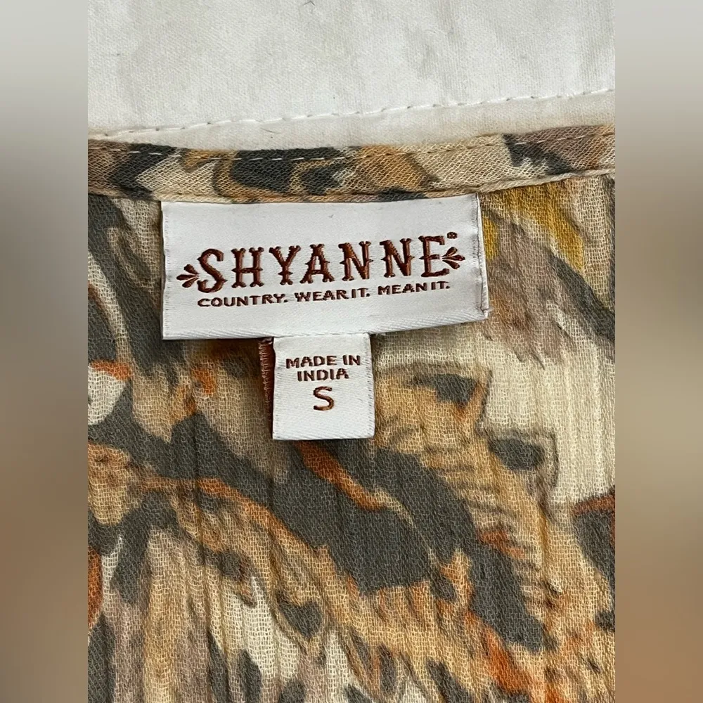 Shyanne Floral Cotton Peasant Dress - Image 4